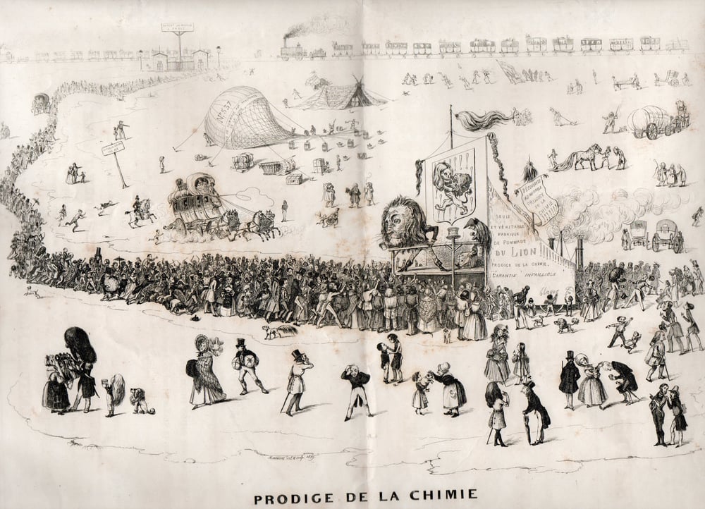 Image of Maurisset: Prodige de la Chimie, lithograph ca. 1839
