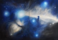 Image 1 of Horsehead and Flame Nebulae | Diptych