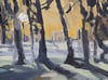 Yellow Sky (Winter) - Framed Original