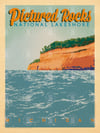 Pictured Rocks in Pictured Rocks National Lake Shore Print No. [073]