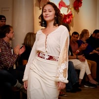 Image 5 of Vasilisa Embellished Crimson & Lace Belt