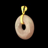 Image 2 of 10 K Classic Disc Pendant 