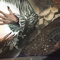 Image 4 of Bella Strega Fabric-Collaged Wall Art