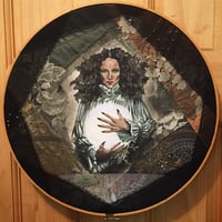 Image 2 of Bella Strega Fabric-Collaged Wall Art
