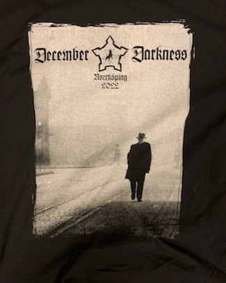 Image of Marduk December Darkness 2023 festival T-shirt