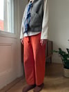The Artist Trouser ~ Burnt Orange corduroy 