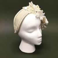 Image 5 of Shades of Pale Lace Floral Headpiece