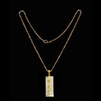 Image 4 of 10K Triple Virtue Lai See Pendant 