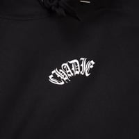 Image 3 of PREMIUM HEAVYWEIGHT REPEAT HOODIE - BLACK