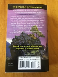 Image 2 of Terry Brooks "The Sword of Shannara" Mass Market Paperback