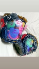 Image 2 of Tasty Raw Edge Denim Clean Love Sweetheart Candle Set