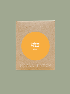 Small Batch Golden Ticket – Filter (Choose Your Size)