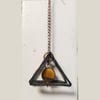 Single Tiger's Eye Earring
