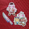 3" Vinyl stickers set 2