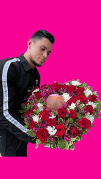 Heart with Roses and Flowers | Corazon con Rosas y Flores 