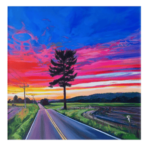 Image of Sunset On Lyona Road Print