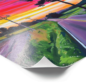 Image of Sunset On Lyona Road Print
