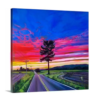 Image of Sunset On Lyona Road Print