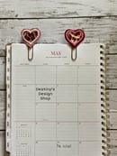 Image 2 of Heart Paper Clips| Planner Clips