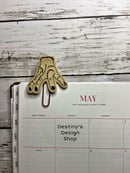 Image 3 of Skull|Creepy Hand| Planner Paper Clips