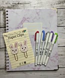 Image 1 of Bunny Planner Paper Clip