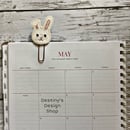 Image 2 of Bunny Planner Paper Clip