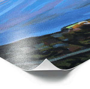 Image of Sunset In Ocean City Print