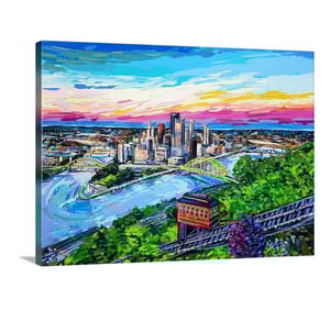Image of Steel City Sunset Print