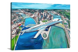 Image of Wings Over Pittsburgh Print