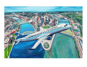 Image of Wings Over Pittsburgh Print
