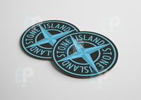 Image 2 of Cork Back Coasters - Stone Island Design 1 (Set of 4)