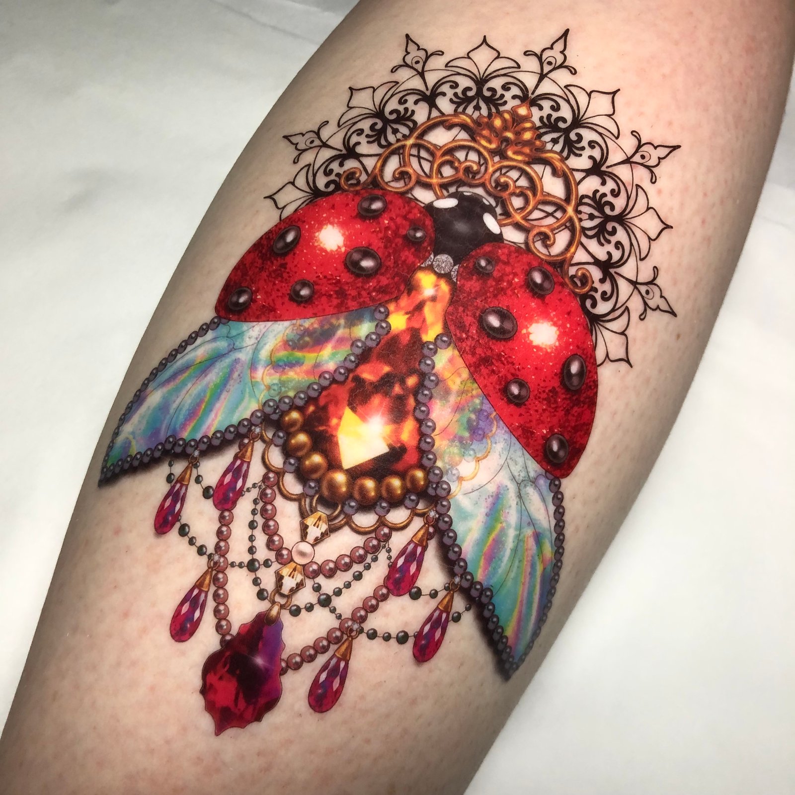 Body - Tattoo's - This flower ladybug tattoo idea!!!! This is it!!! -  TattooViral.com | Your Number One source for daily Tattoo designs, Ideas &  Inspiration