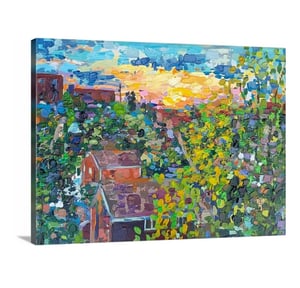 Image of Sunset On Balcony Print