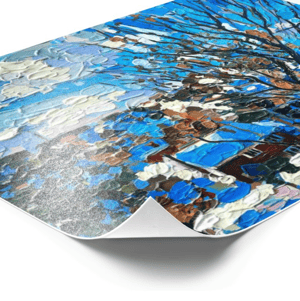 Image of Winter On Balcony Print