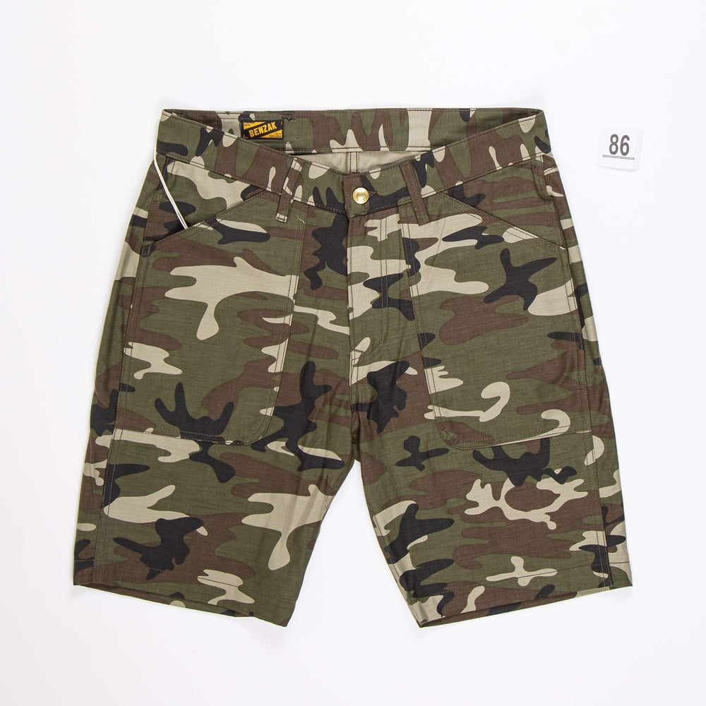 BPS-01 FATIGUE SHORTS 9.5 oz. camo sateen twill (size XS or S)