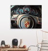 Spalding's Porsche Interior Print