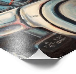 Image of Spalding's Porsche Interior Print