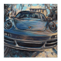 Spalding's Porsche Frontal Print