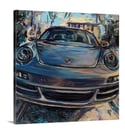 Spalding's Porsche Frontal Print