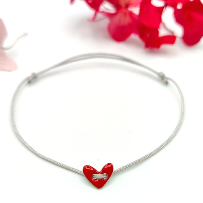 Bracciale Arcaica cuore rosso