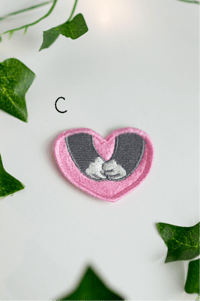 Image 3 of Patchs pattes chat custom