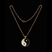 Image 2 of 10 K Gold Yin And Yang Pendant