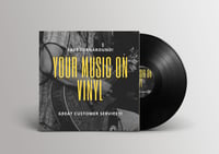 12" Stereo Lathe Cut Vinyl Record - Your Music & Art, Order Just 1 Copy Minimum!