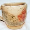 Pressed leaves mug