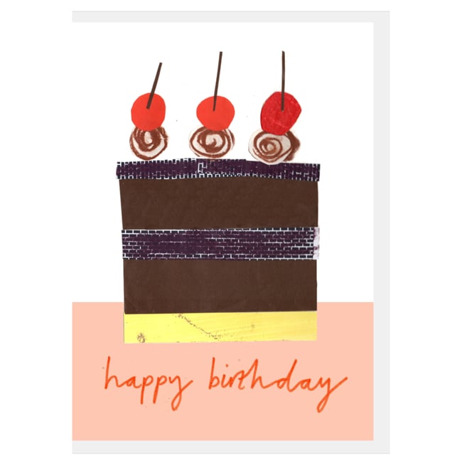 Cherry & Chocolate Birthday Cake