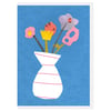 Striped Vase Card