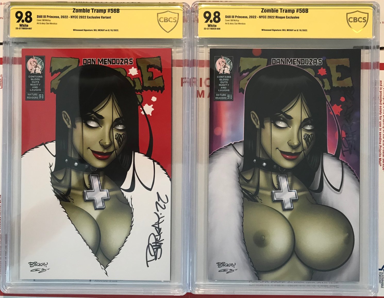 Zombie Tramp 56B McKay NYCC 9.8 Set