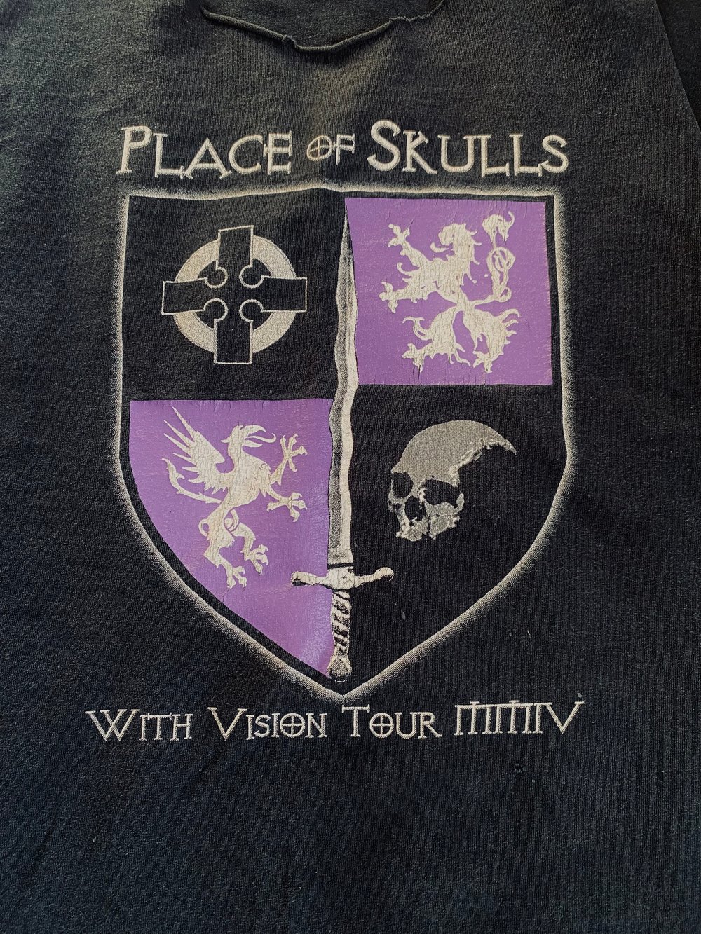 Place of Skulls - With Vision Tour Shirt (RARE)