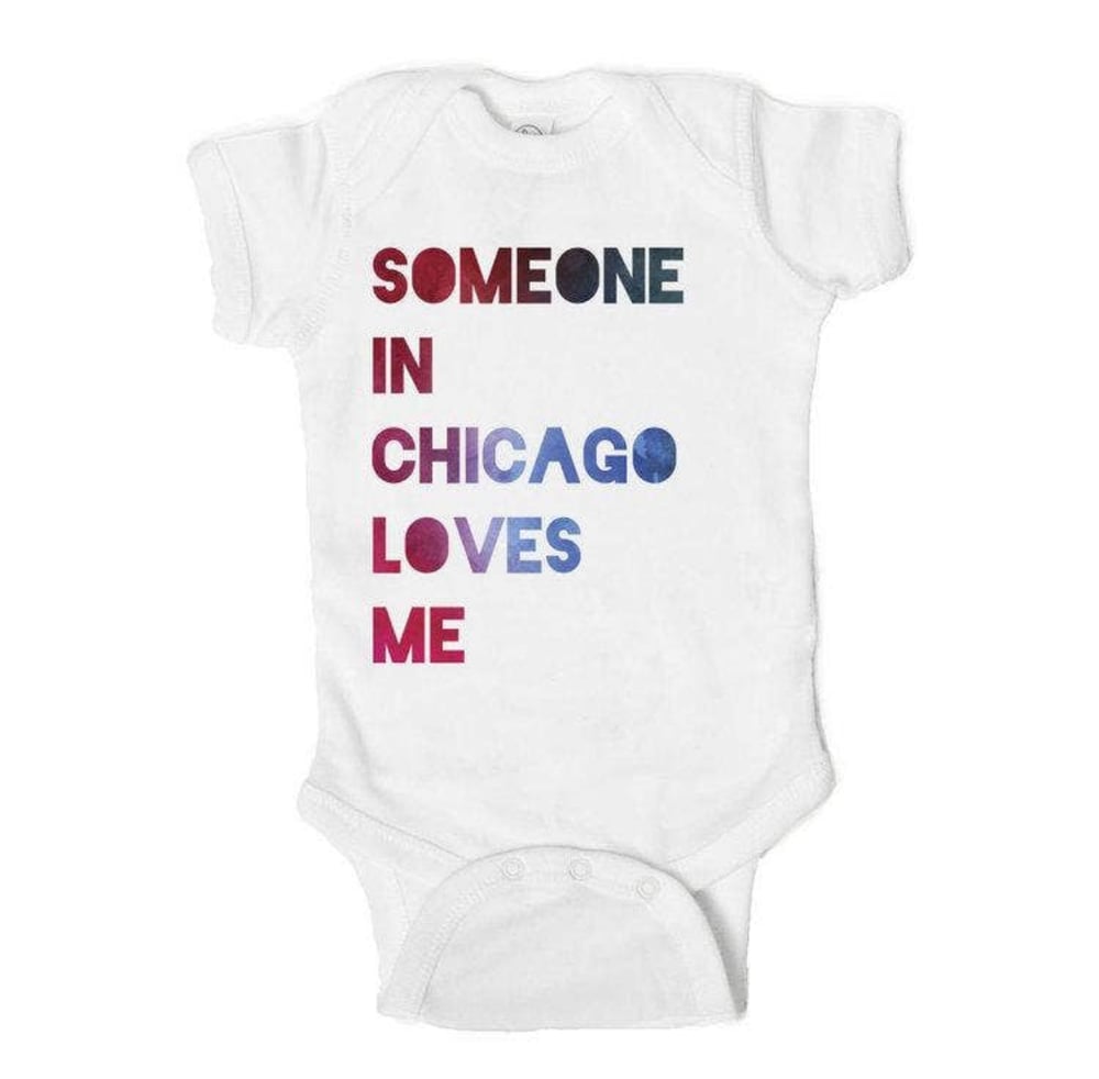 Image of Someone In Chicago Loves Me Onesie 