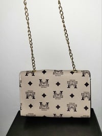 Image 4 of Cream & Beige "M" Mini Purse 